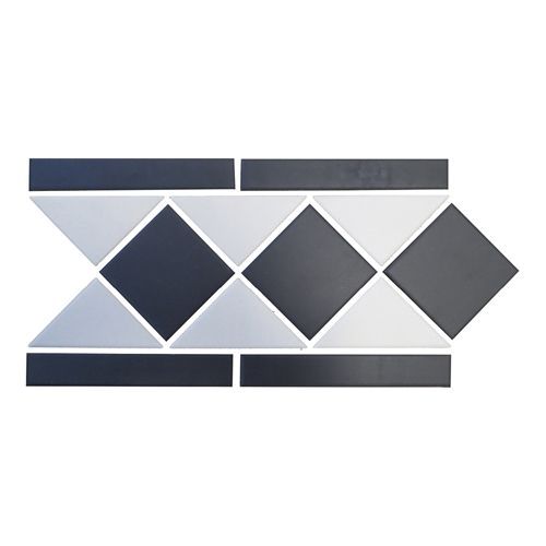 Victorian Octagon Melbourne Border 1 Tile - 280x151mm