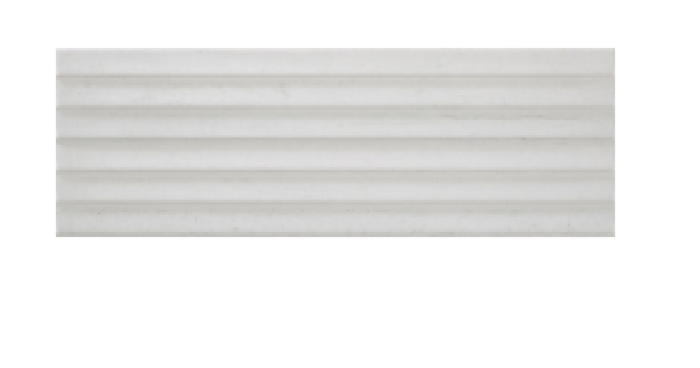 Continental Tiles Rocersa Sunset White Relieve Wall Tiles - 200x600mm