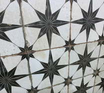 Cosmos Galaxy Black Feature Wall and Floor Tiles 450x450
