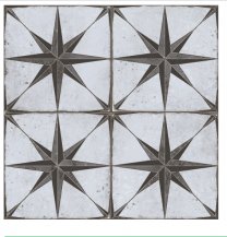 Halcon Tiles Orion Grey Gris Porcelain Wall and Floor Feature Star Tiles 45x45