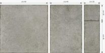 Continental Tiles Montresor 4 Size Cenere Grey Floor Tiles