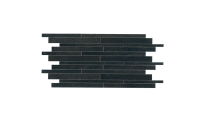 Continental Tiles Novabell Crossover Mosaic Black Wall and Floor Decor Tiles
