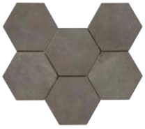 Continental Tiles Rewind Peltro Rettificato Tiles - 210x180mm