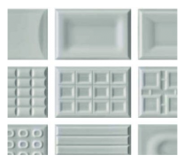 Cento per cento G gloss grey wall tiles