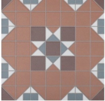 Victorian Heritage York Terracotta Tile - 316x316x9mm