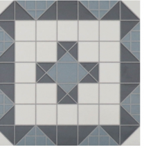 Victorian Heritage Harrogate Tile - 316x316x9mm