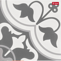 Crafted Cement Heritage Pattern Glazed Porcelain 185x185mm