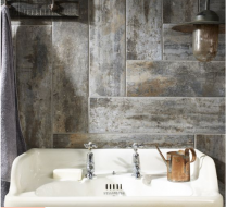 Waltham Distressed Wood Effect Grey Glazed Porcelain W&F 150x600mm