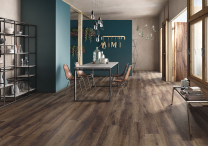 Continental Tiles Imola Kuni 2012TS Dark Brown Wood Effect Floor Tiles 200x1200mm