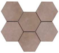 Continental Tiles Rewind Argilla Rettificato Tiles - 210x180mm