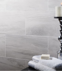 Tech Marble Grey Glazed Porcelain W&F 308x615mm