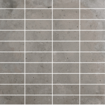 Gemini District Grey Mosaic Tile - 70x25mm 