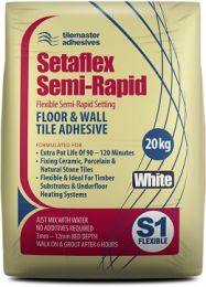 Tilemaster Adhesives Setaflex Semi-Rapid 20kg