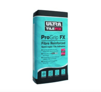 UltraTileFix Pro Grip FX Fibre Reinforced Semi- Rapid Grey Tile Adhesive 54 Bags