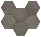Continental Tiles Rewind Peltro Rettificato Tiles - 210x180mm
