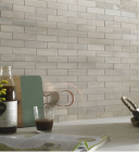 Tech Marble Beige Brick Mosaic 27x97mm