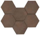 Continental Tiles Rewind Tabacco Rettificato Tiles - 210x180mm
