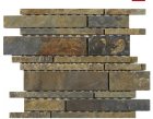 Linear Multicolour Slate Mosaic 350x260mm