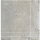 Cecrisa District Soft Grey Mosaic Tile - 70x25mm