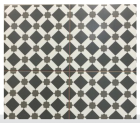 Continental Tiles Dual Gres Heritage Collection Star Black Feature Wall and Floor Tiles 45x45 