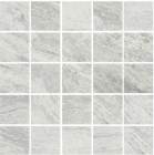 Valstein Light Grey Glazed Porcelain Natural Finish 50x50mm Mosaic